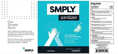Smply Aloe Hand Sanitizer (Smply 2 Aloe 4oz)
